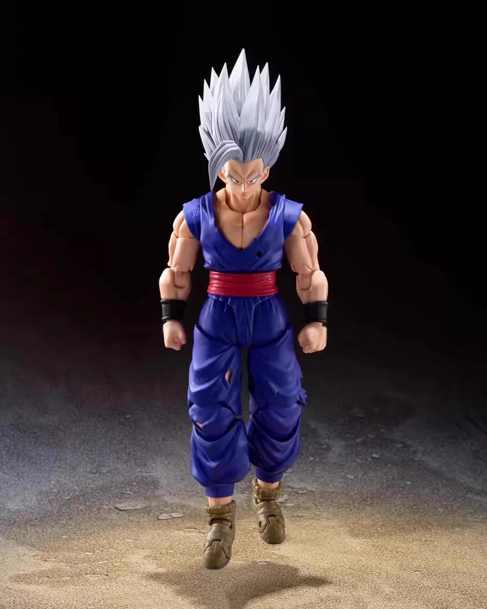 Shf Dragon Ball Son Gohan Beast Action Figure PVC Movable Collection Doll Anime 17cm Super Saiyan Gohan Figurine Model Toys Gift