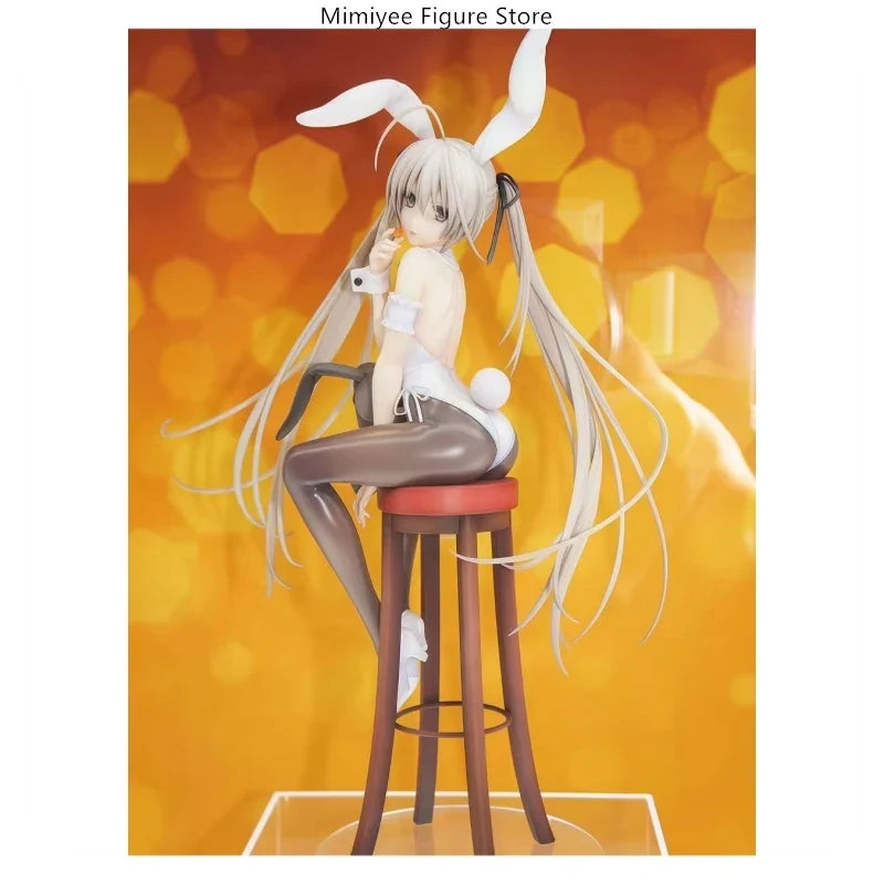 Yosuga no Sora Kasugano Sora Sitting on Chair 16.5cm Anime Figure Statue Desktop Decoration Gift