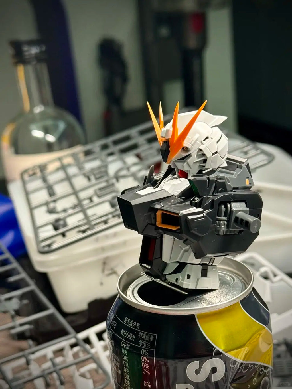 【New product】NONGCHENGZHU 1/100 MG CMM RX-93 GK Assembly Model Kits Plastic skeleton Anime Action Figure Collection Model Toys