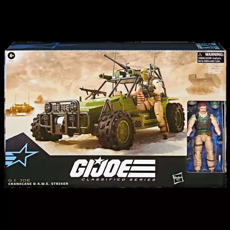 G.I. Joe Classified Series #171 Crankcase & A.W.E. Striker Exclusive Action Figure Model Statue Garage Kit Ornament Toys Gifts