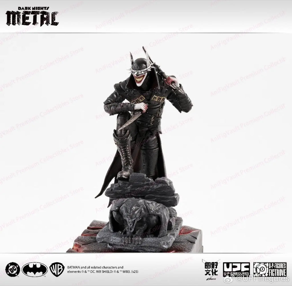 Original LPZZ UPFinegures Dark Nights Metal The Batman Who Laughs Laughing Bat  in Stock Anime Action Collection Figures Model
