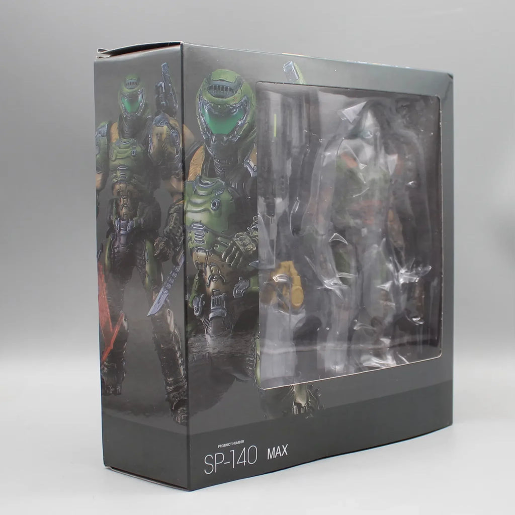 Figma Sp-140 17cm Doom Slayer Eternal Action Figure Anime Destroy Warrior Movable Model Statue Toy Gift for Collectors