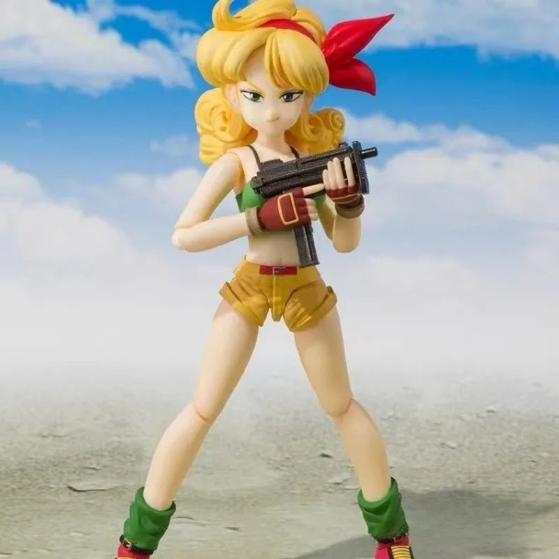 13cm Dragon Ball SHF Lanqi Joint Moving Toy Figure Model Tabletop Ornament Collection Gift