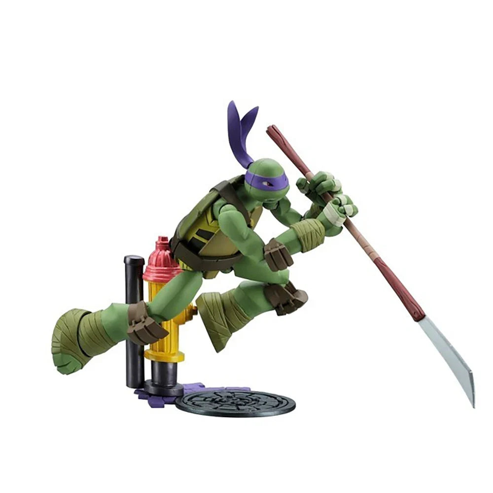 100% Original in Stock Kaiyodo Revoltech Teenage Mutant Ninja Turtles (2012 TV Series) Donatello Collection Series Model Toys