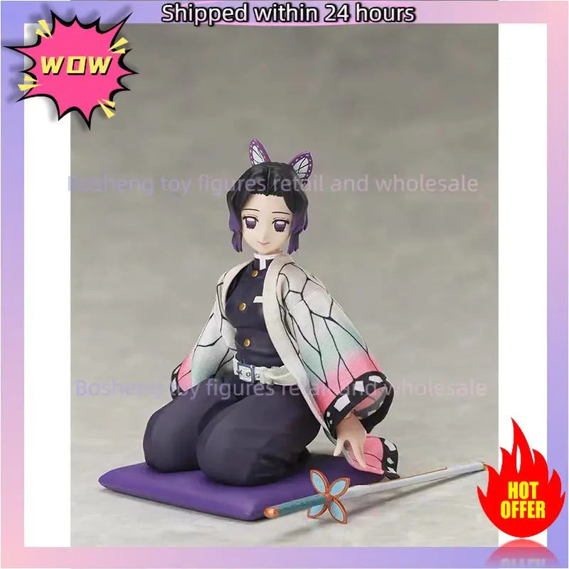 Original ANIPLEX BUZZmod Demon Slayer Shinobu Kocho In Stock 16cm Anime Collection Figures Model Toys