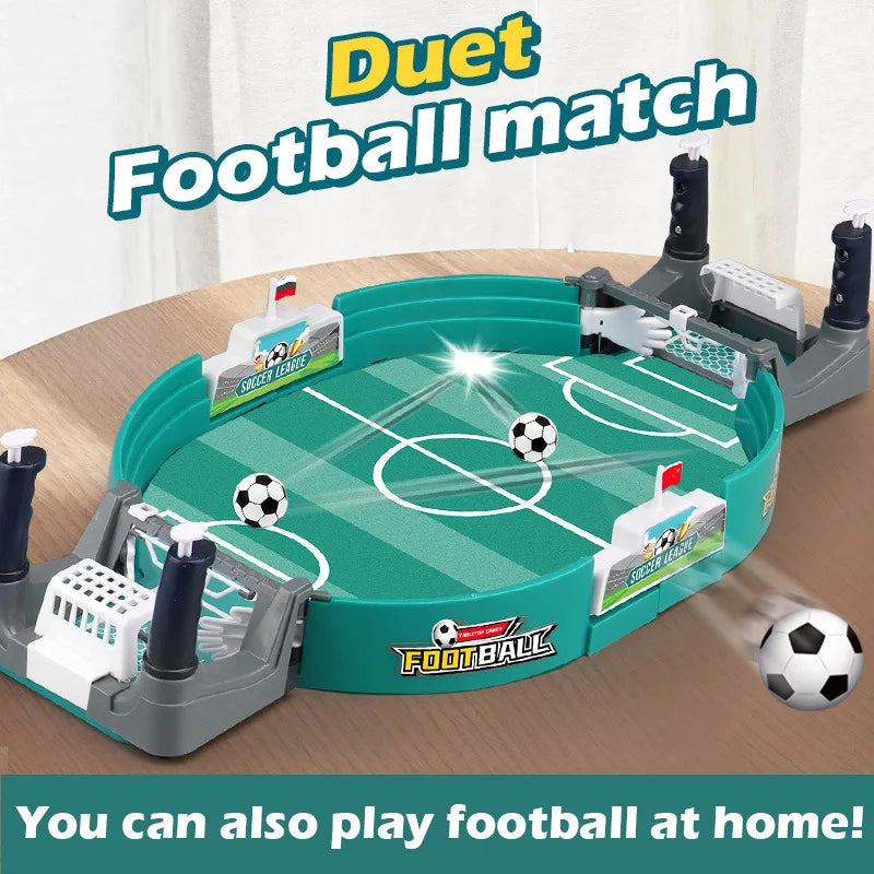 Mini Table Soccer Game Portable Desktop Football Board Game Soccer Tables Interactive Family Kids Sports Toy for Friends Party