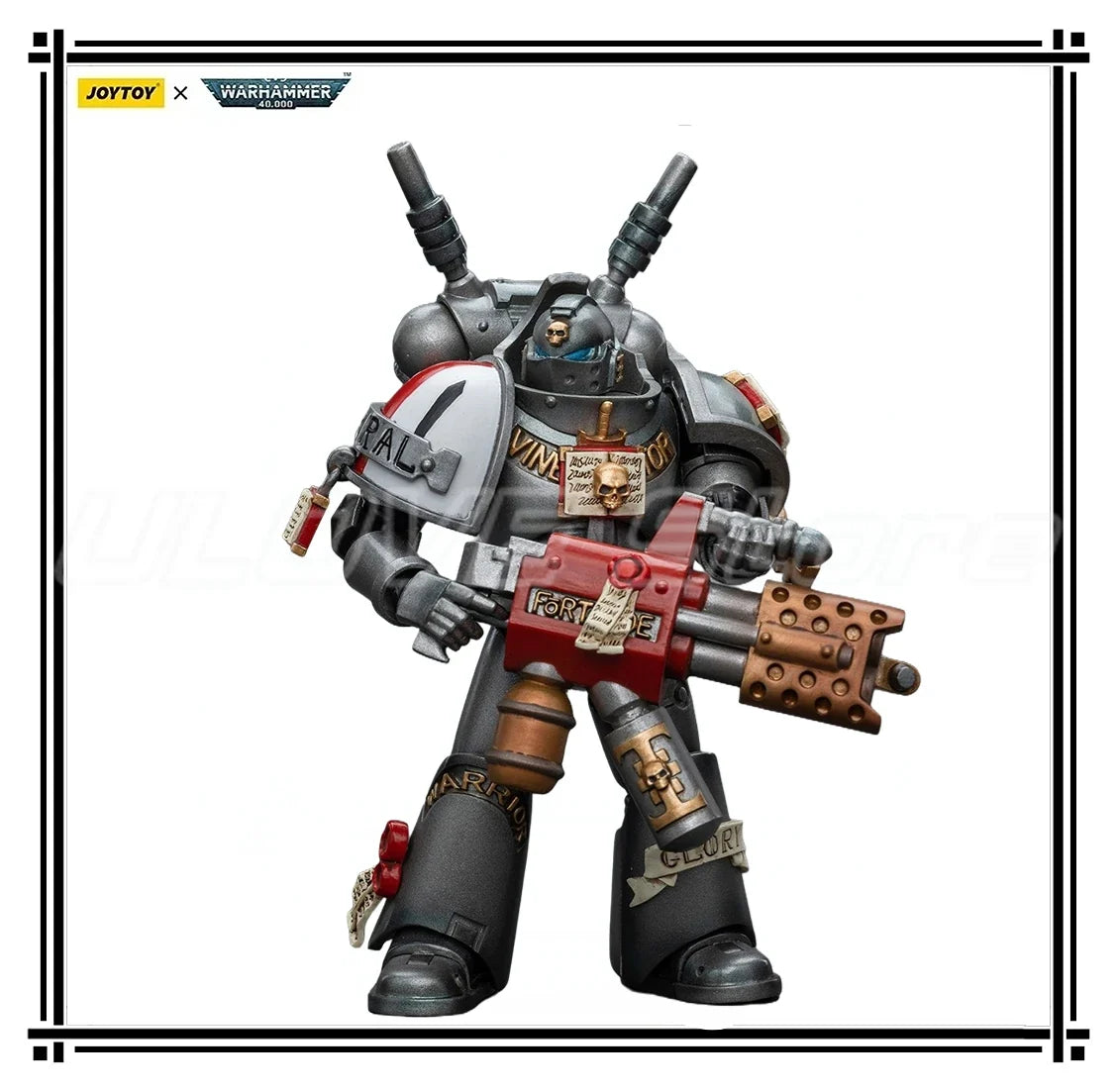 In Stock Original JOYTOY Warhammer 40K Grey KnightsInterceptor SquadInterceptor with Incinerator 1/18 Action Figure Model Gift