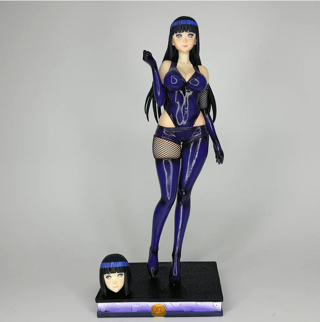 Naruto Anime Pretty Girl Jiaoying Hinata - Double Headed Surrounding Statues Handmade GK Model Ornament Wholesale