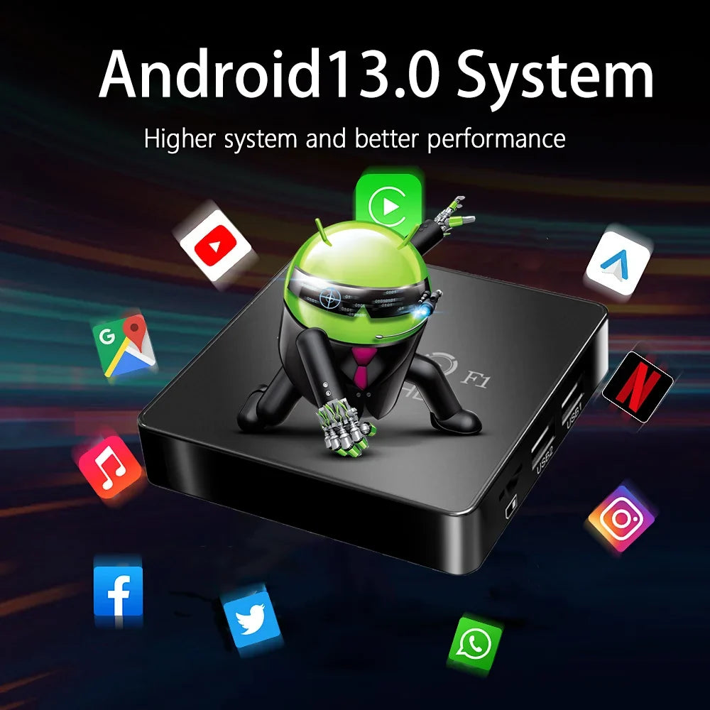 Smart TV Android Box MX10 F1 Android 13 Allwinner H313 Cortex™-A53 Build in Wi-Fi 2.4G + BT5.0 Set-Top TV Box