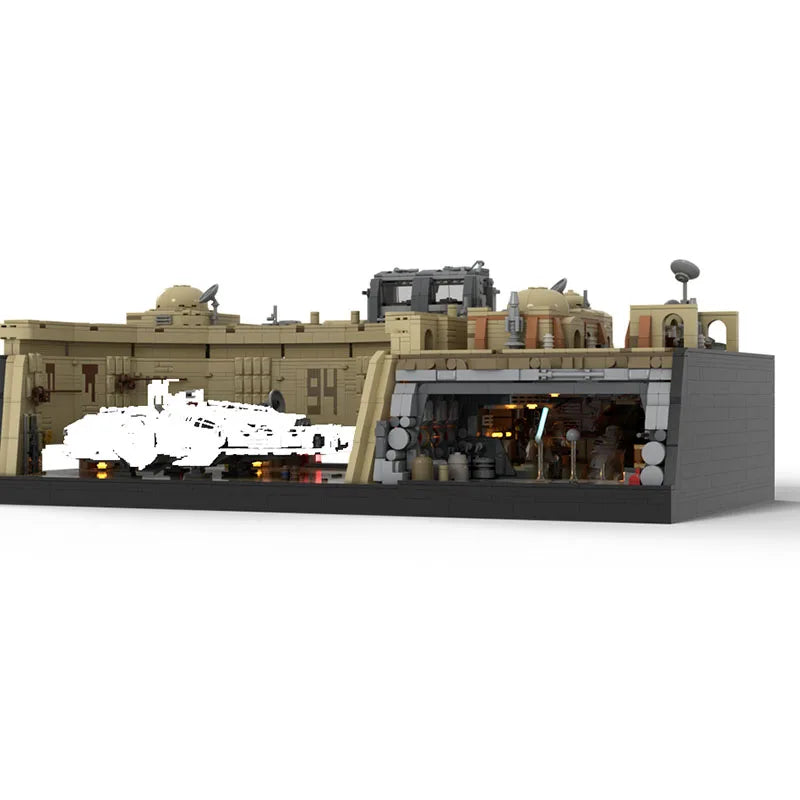 New Star Movie Moc Building Block Model Spaceship Docking Bay Module Building Block Gift Children's Toy DIY Assembly Set