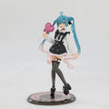 Cute girl Hatsune Miku anime character fashionable suitable for desktop decoration ornaments doll Christmas gift PVC collectible