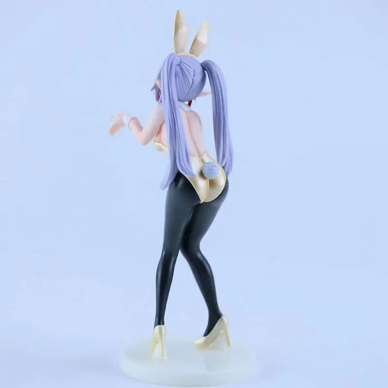 Frieren Bunny Girl 21cm Figure - Kissing Pose Blowing Kiss Anime PVC Statue Collection for Adult Fans