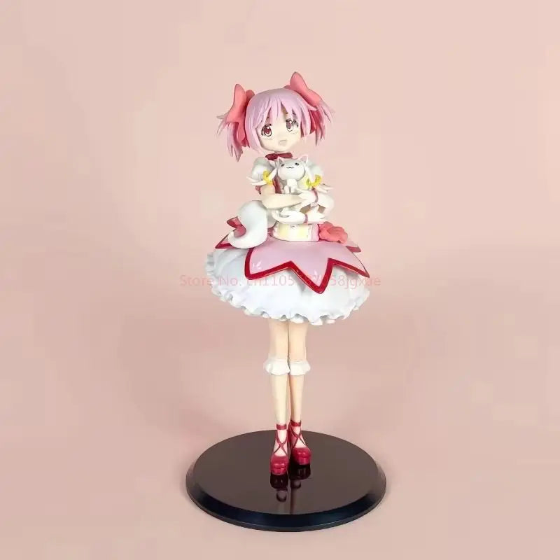 22cm Anime Puella Magi Madoka Magica Action Figure - Akemi Homura Kaname Madoka Standing Posture Collectible Cartoon Toys Gifts