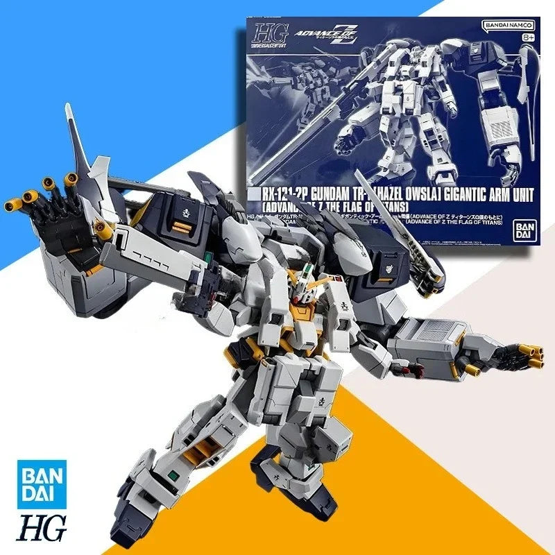 Original Genuine Model BANDAI HGUC 1/144 RX-121-2P GUNDAM TR-1 HAZEL OWSLA  Character Model Toy Gift Collection