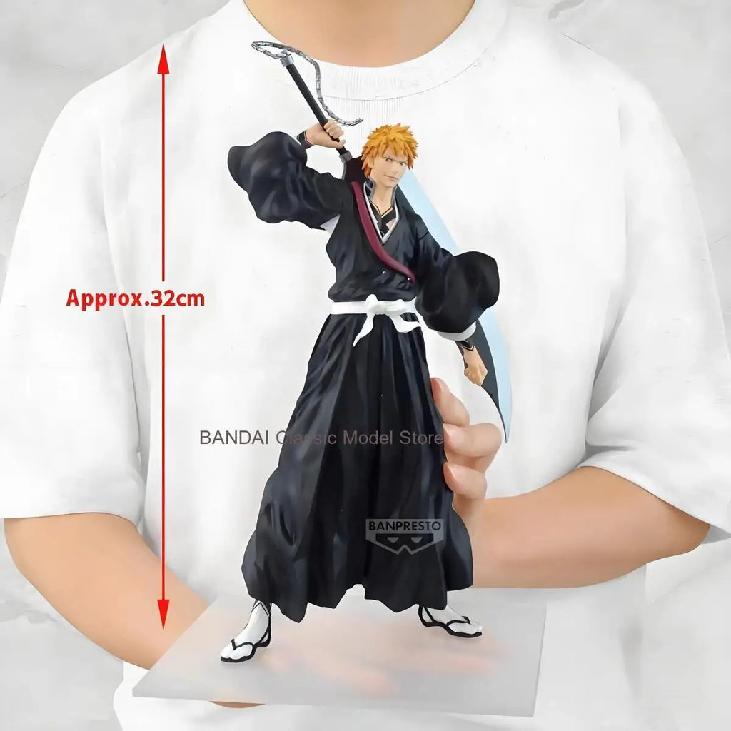 Banpresto BLEACH Anime Kurosaki Ichigo Grandista Action Figures Model Figurine Original Figuarts Decoration Collection Toys