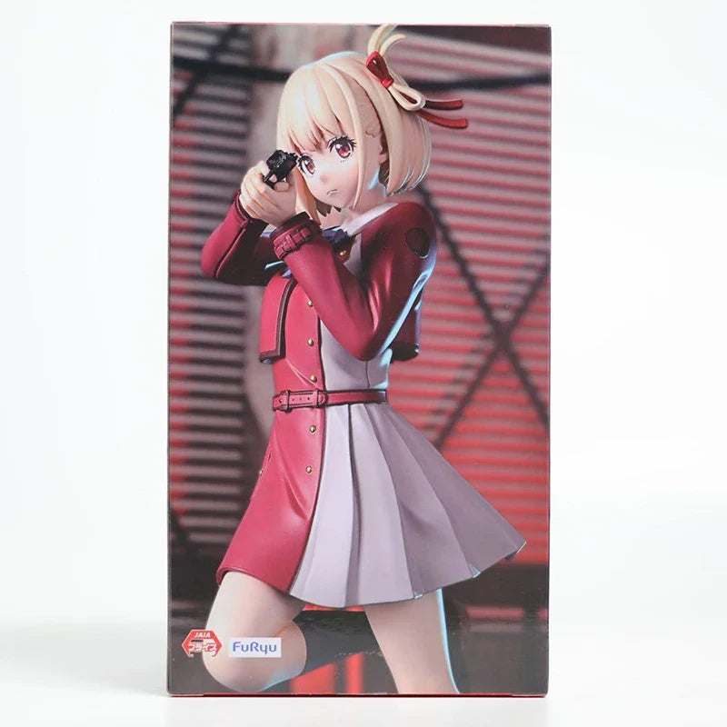 In Stock FuRyu Trio-Try-iT Lycoris Recoil Nishikigi Chisato Inoue Takina PVC 21CM Anime Action Figures Model Ornament Toy