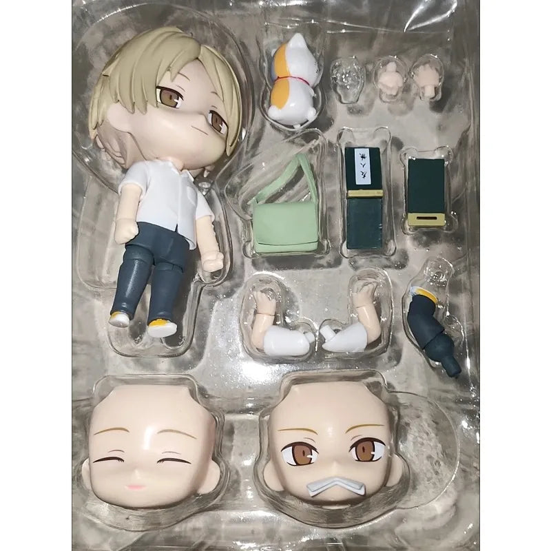 In Stock Yuujinchou Natsume Takashi Anime Figure Takashi Natsume & Nyanko Sensei Action Figure Collectible Model