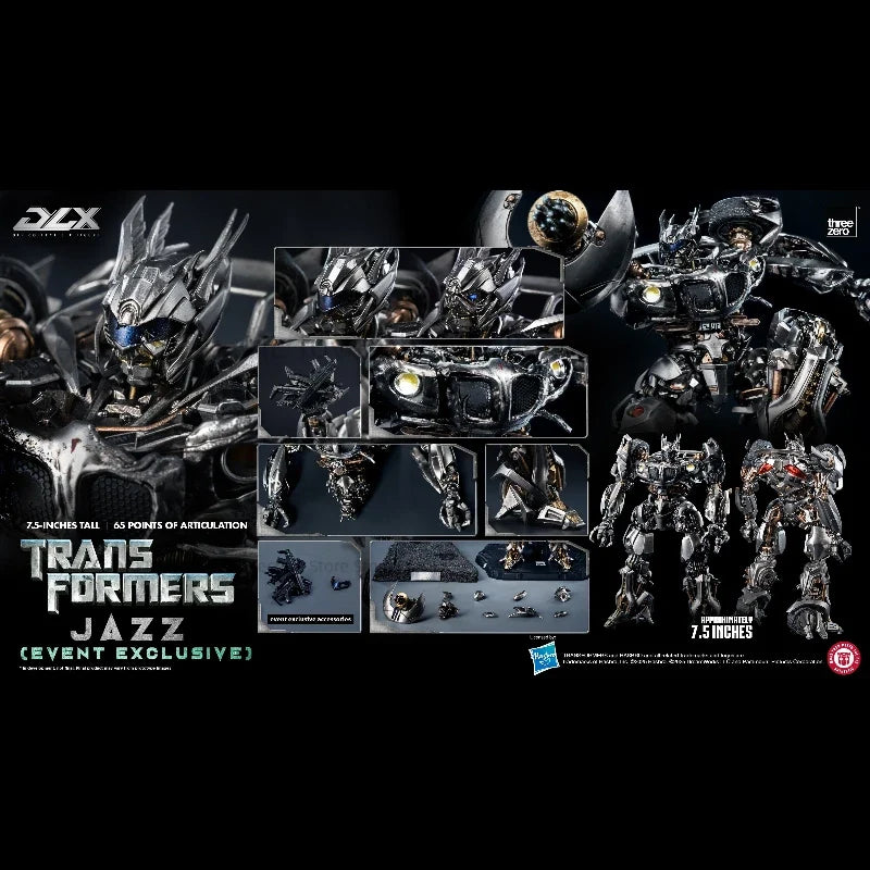 Pre-sale Transformed Toys Threezero 3Z09000W0 DLX Series Jazz Fan Hobbies Action Dolls Toys Collection Gifts