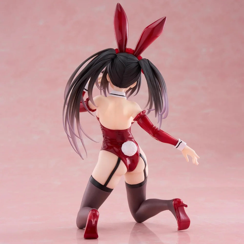 In Stock Taito Original Genuine Date A Live IV Tokisaki Kurumi Desktop Cute Figure Bunny Ver. 13cm Collections Model Toy Figures