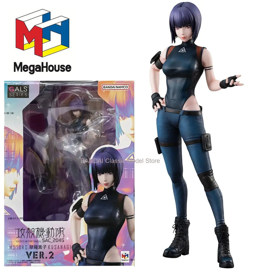 100% BANDAI Original in Stock MegaHouse CGals Series Koukaku Kidotai: SAC_2045 Kusanagi Motoko Anime Figure Collection Series