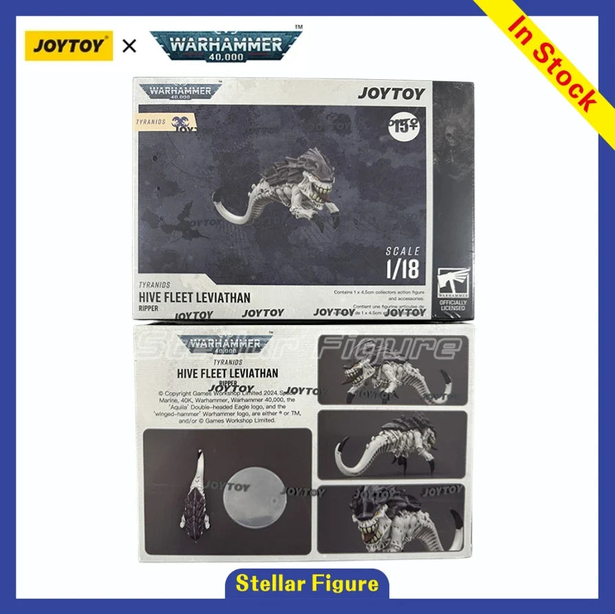 【SF】JOYTOY Warhammer 40K 1/18 Action Figure Tyranids Hive Fleet Leviathan Ripper Anime Model Toys Gifts