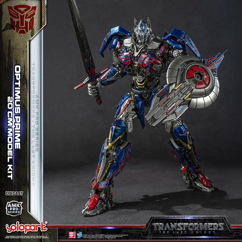 In Stock 2025 Yolopark Amk Pro Series Transformers The Last Knight Optimus Prime Alloy Collect Model Action Figure Toys Gifts
