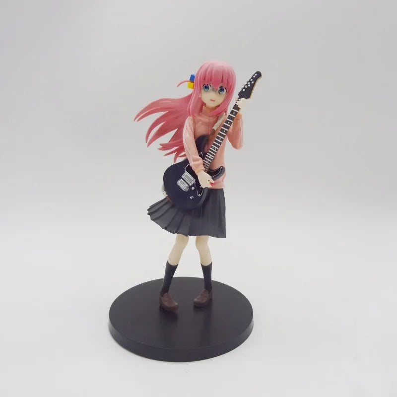 15CM Anime Bocchi the Rock! Gotou Hitori Figure Guitar Performance Scene Model Toy Gift Collection Ornament Action Figure PVC