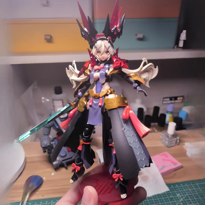 Original Kotobukiya Anime Action Figure Megami Device Auv Susanowo Regalia Assembly Model Kit Collection  Gifts Models Toy Gifts