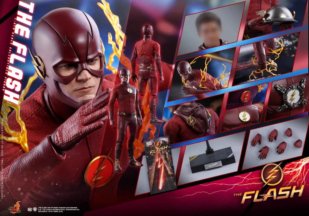 100% Original HotToys TMS009 1/6 Flash Barry In Stock Anime Action Figures Model Toys