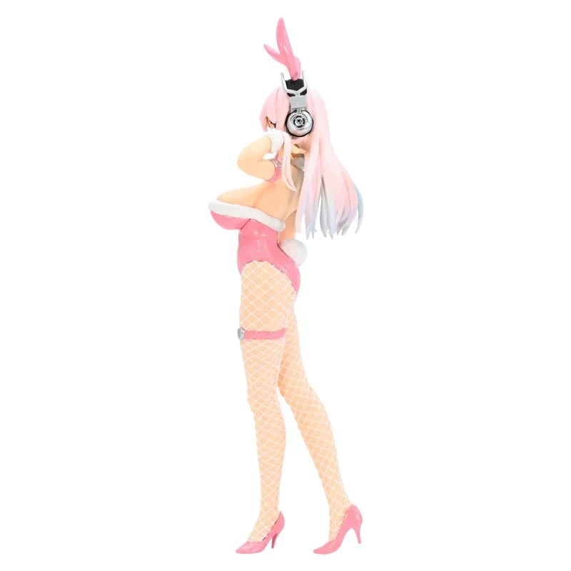 In Stock Genuine FuRyu SoniComi (Super Sonico) Sonico BiCute Bunnies Pink Rabbit Ver Anime Figure Garage Kit Anime Cartoon