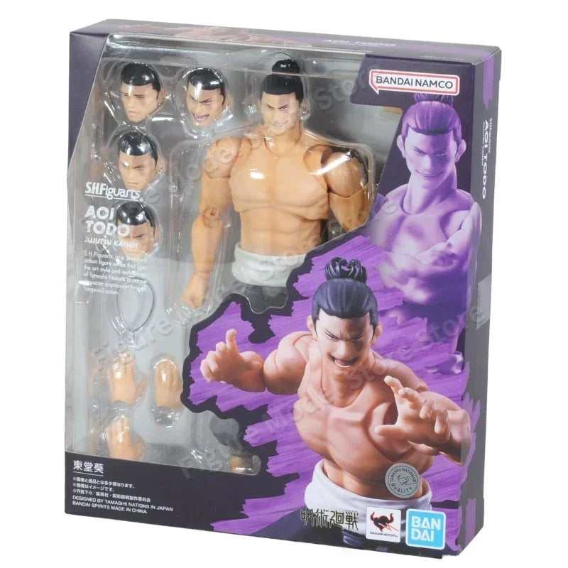Bandai S.H.Figuarts SHF Jujutsu Kaisen Aoi Todo Aoi Anime Action Figures Models Collectible Hobby in Stock Toy Children's Gift