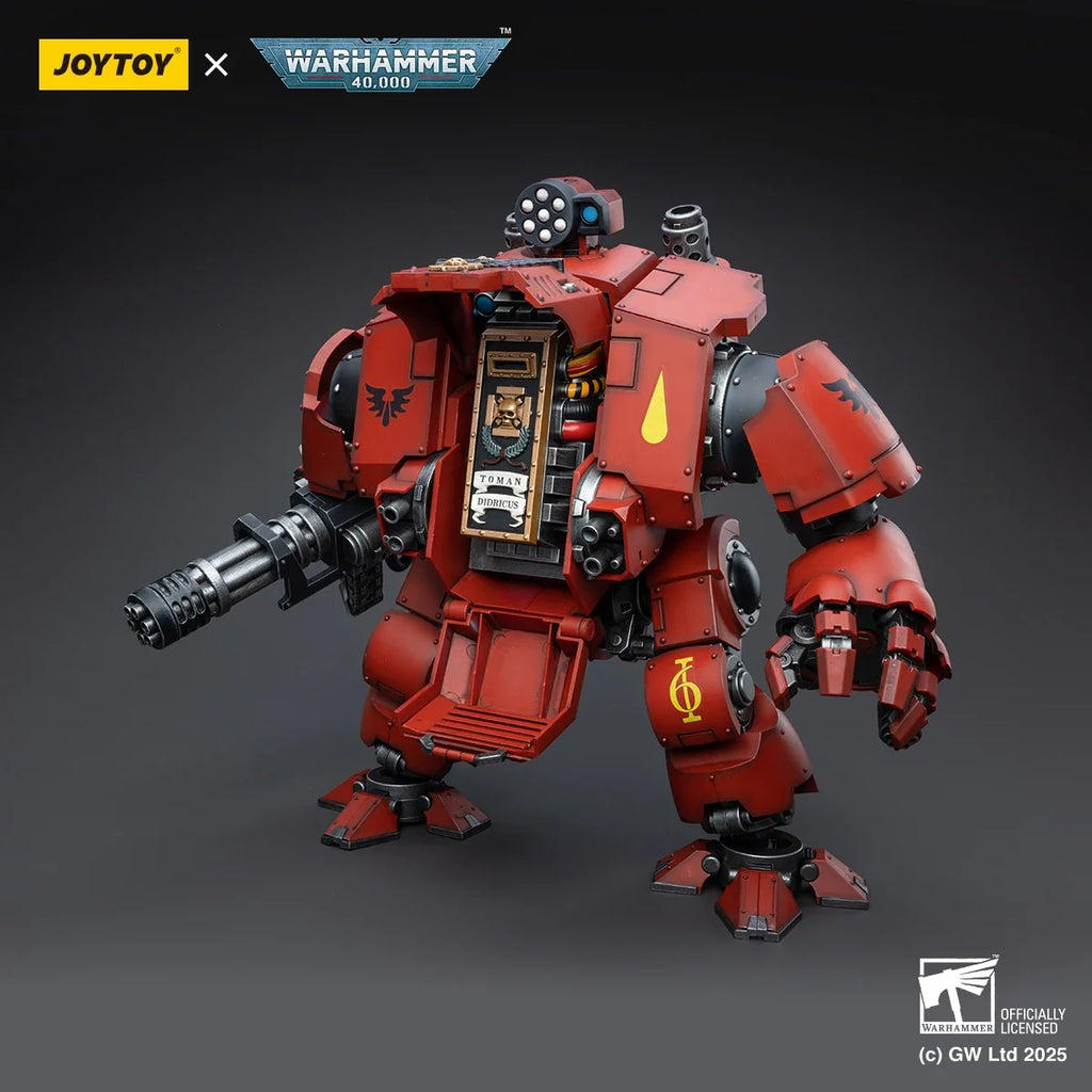 JOYTOY Warhammer 40K 1/18 Scale Blood Angels Redemptor Dreadnought Action Figure Model Toys For Collection