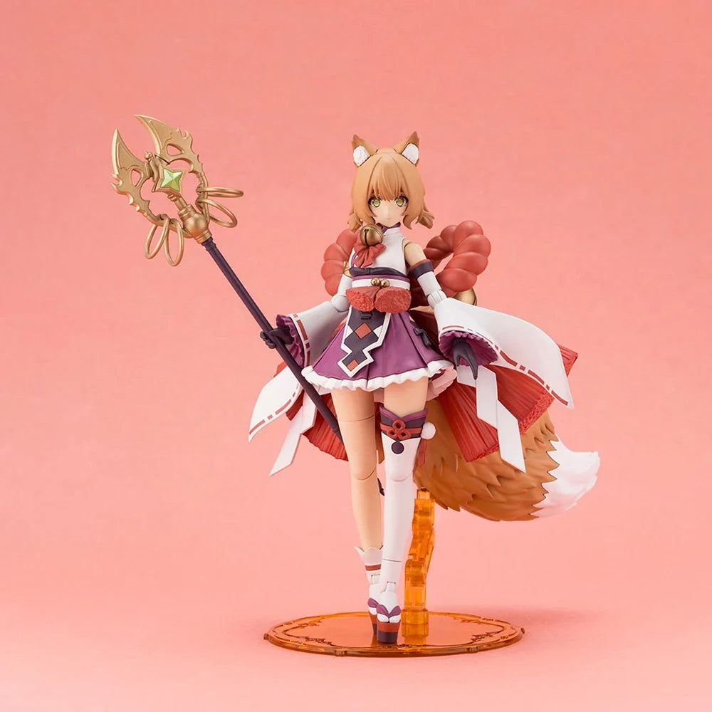 In Stock Original Kotobukiya Model Kits Arcanadea Yukumo Mobile Suit Girl Action Figure Little Fox