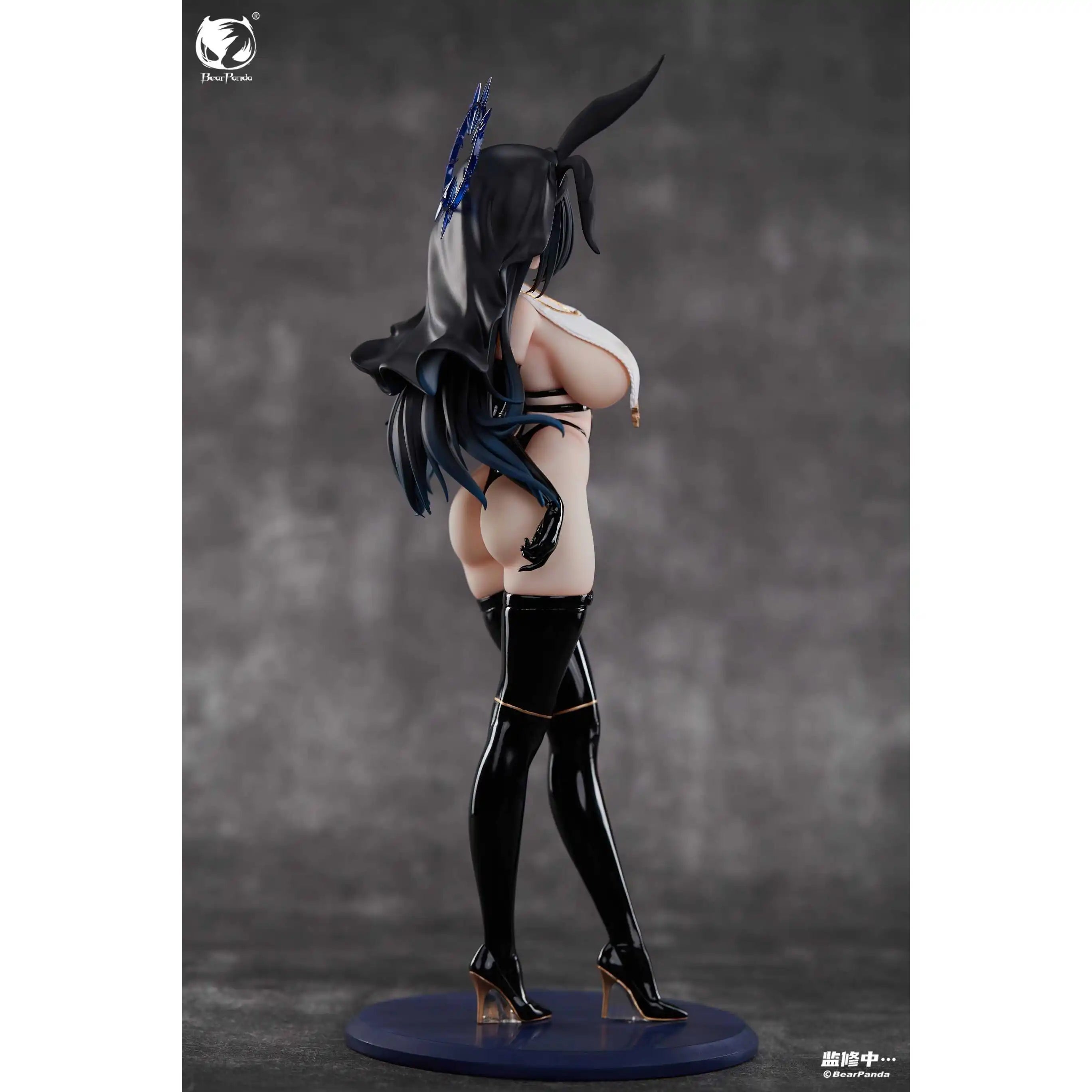 In Stock BearPanda Bunny Nest Series Black Nun Bunny Girl 1/4 Sexy Beautiful Girl Anime Action Figure Toy Gift Model Collection