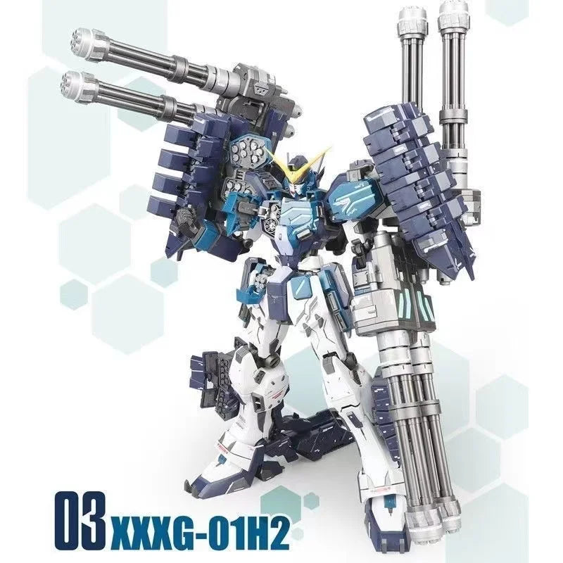 Supernova 1/100 MG Desert Heavy Cannon Hedgehog Set Blue Heavy Cannon Assembly Model Action Figure Toy Collector Birthday Gift