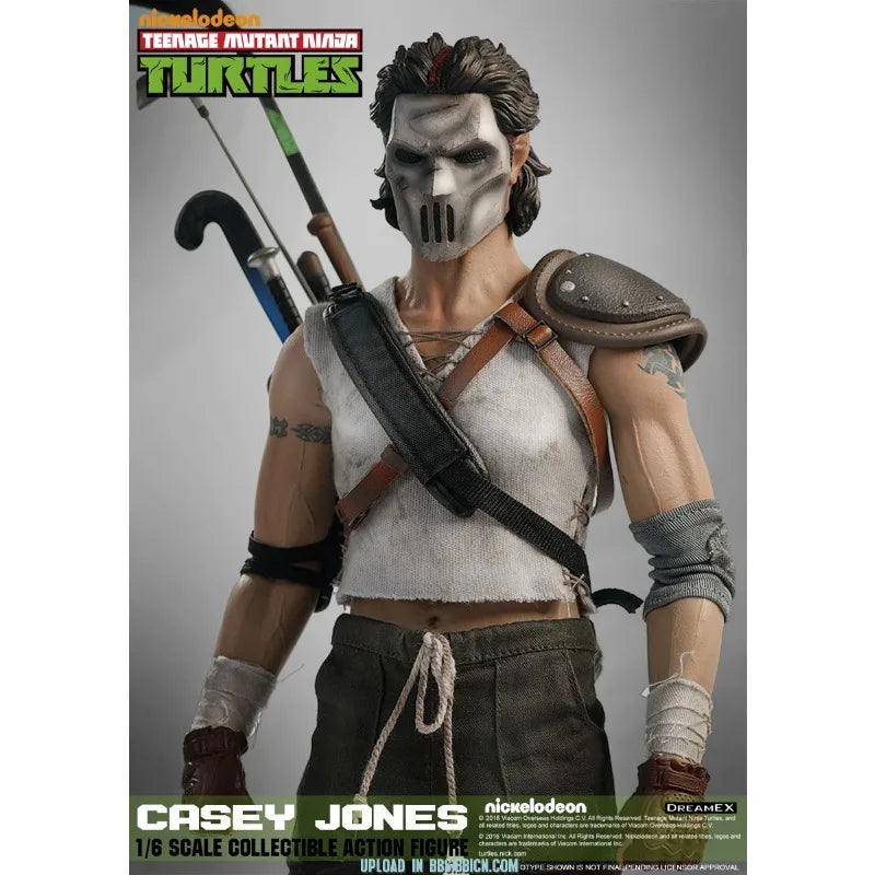 Spot DreamEX Original Ninja Turtles Series Ninja Turtles Casey Jones Mask Male Casey Jones 1/6 Finished Movable Doll Model Toy