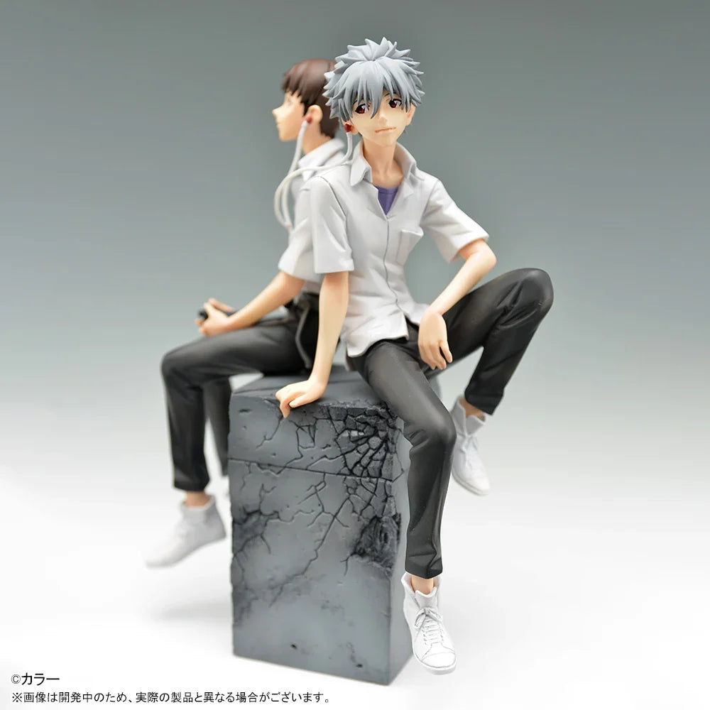 Original SEGA EVA Ikari Shinji Nagisa Kaworu PVC Anime Figures Action Figure Model Toys