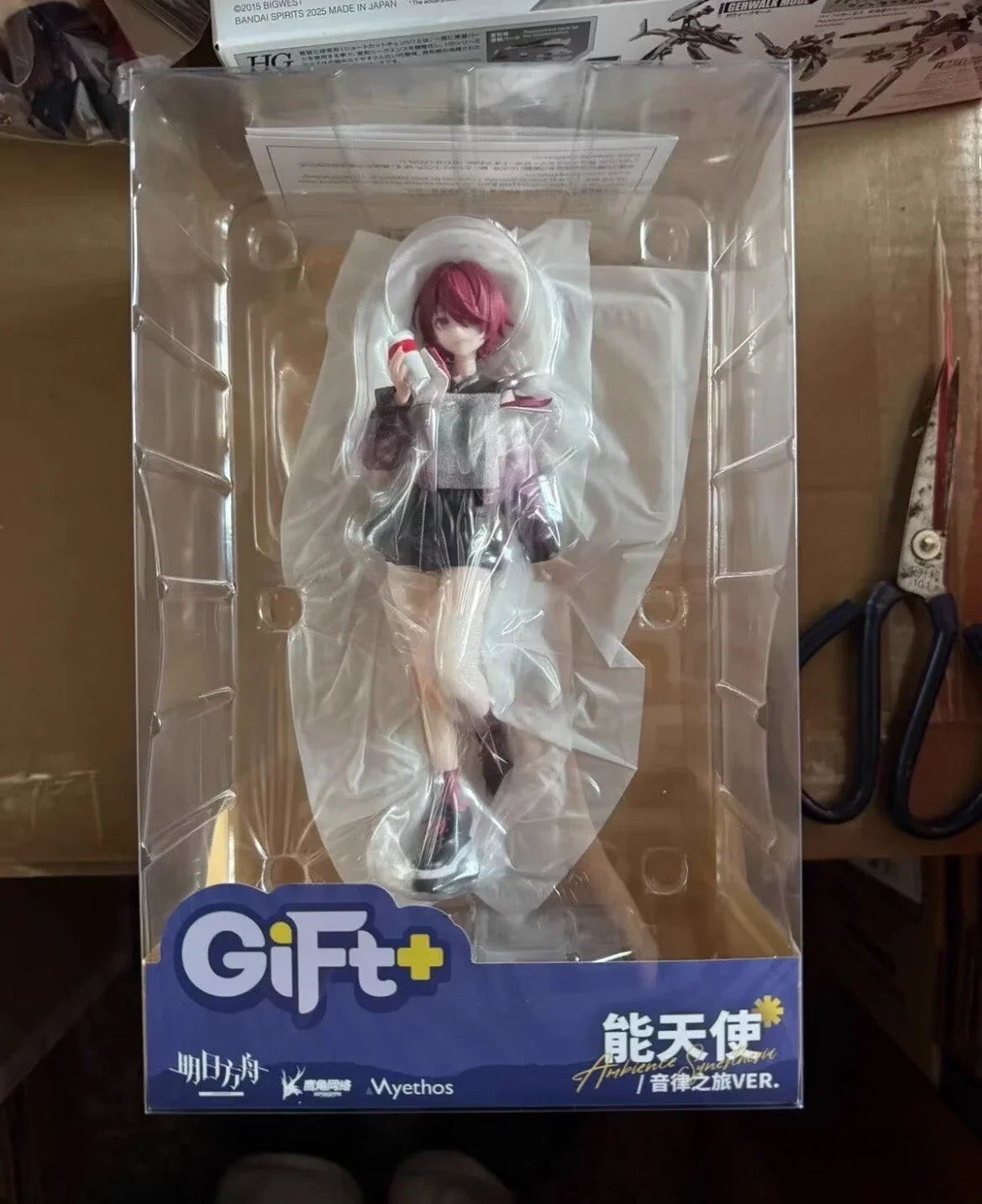 Myethos Original Arknights Exusiai Gift+ 1/8 Ambience Synesthesia Ver 22cm Sammlerstück Anime Figur Modell Spielzeug Geschenk Auf Lager