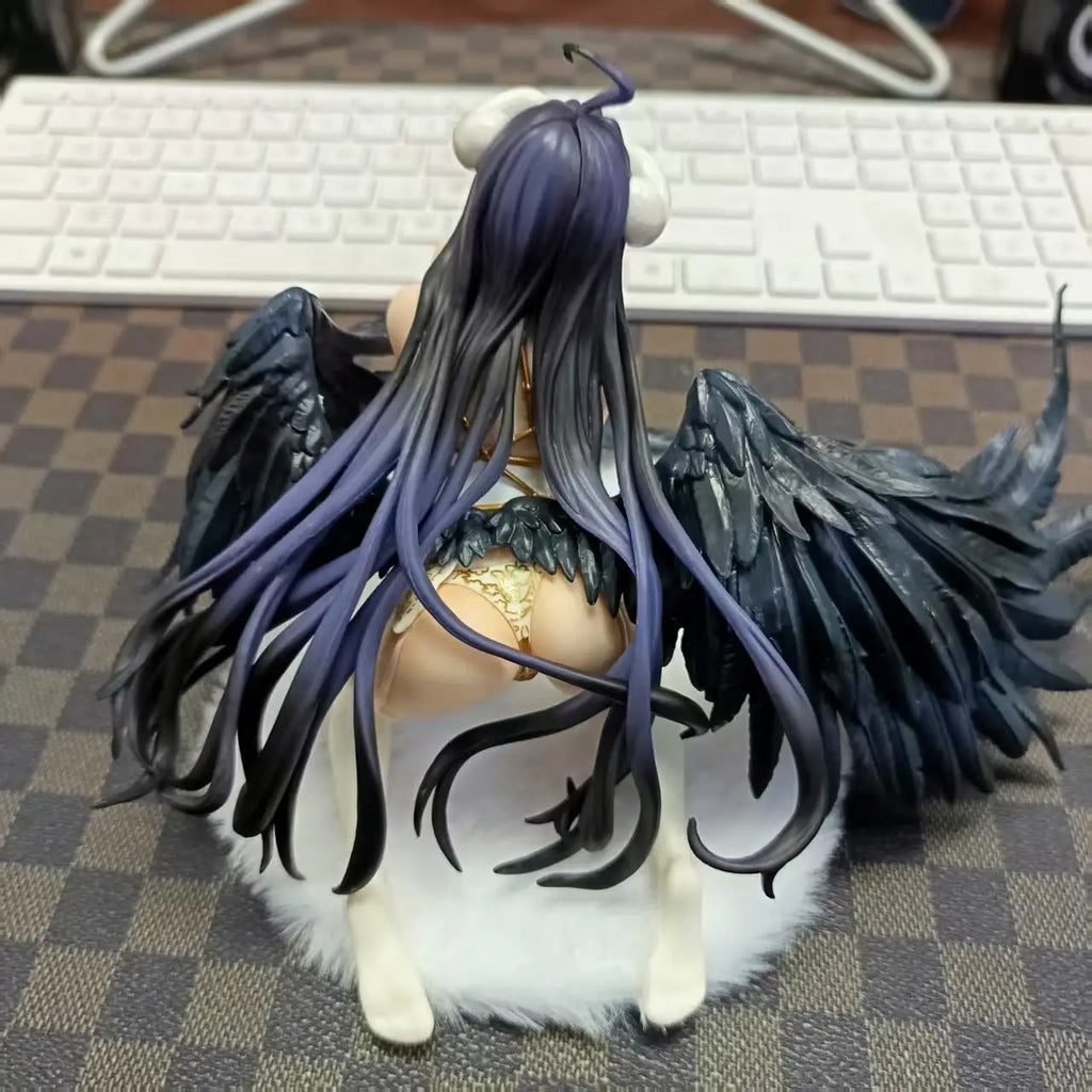 NEW 15CM Overlord Albedo Lingerie Figure 1/7 Claynel Anime Girl PVC Action Figure Toy Albedo Statue Adult Collection Model Doll