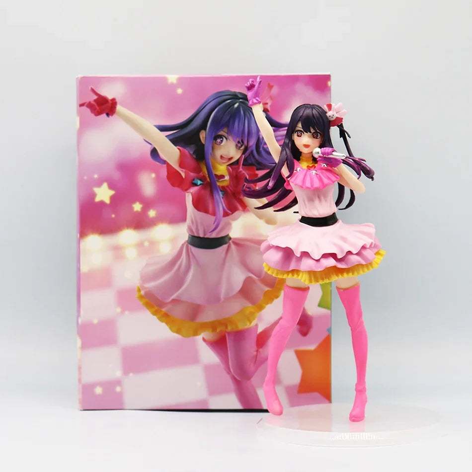 Anime OSHI NO KO Hoshino Ai Action Figure Cute Kawaii Girl Series Characters Collection Ornaments Desktop Display Gift Toys