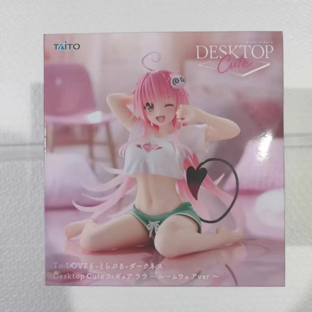 In Stock Taito Original Genuine Anime To Love-Ru Darkness Lala Satalin Deviluke Room Wear Ver 13cm Model Toy Desktop Cute Figure