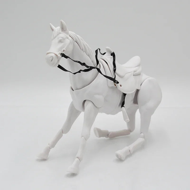 16cm #490 Figma Anime Figure Figma Horse ver.2 White/Brown/Chestnut Action Figure Max Factory Collectible Model Doll Toys Gifts