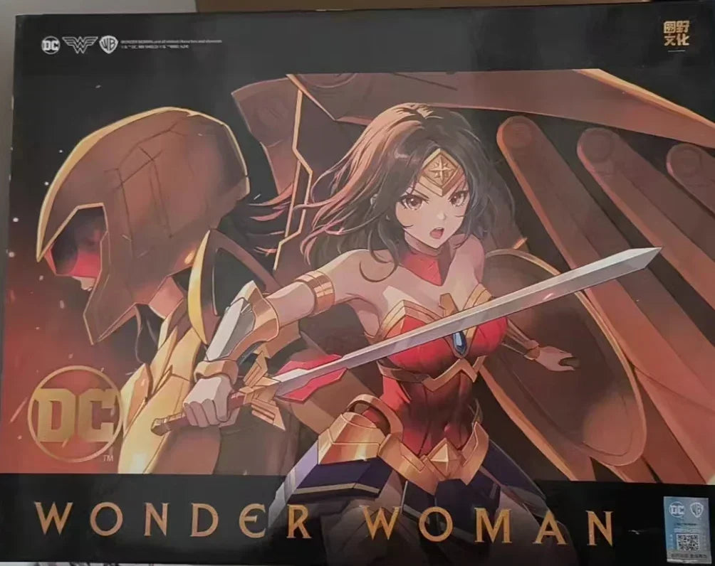 Original DC-Serie Wonder Woman Anime Action-Puppen, Modellspielzeug, Sammelmodelle, Zubehör und Kindergeschenke zusammenstellen