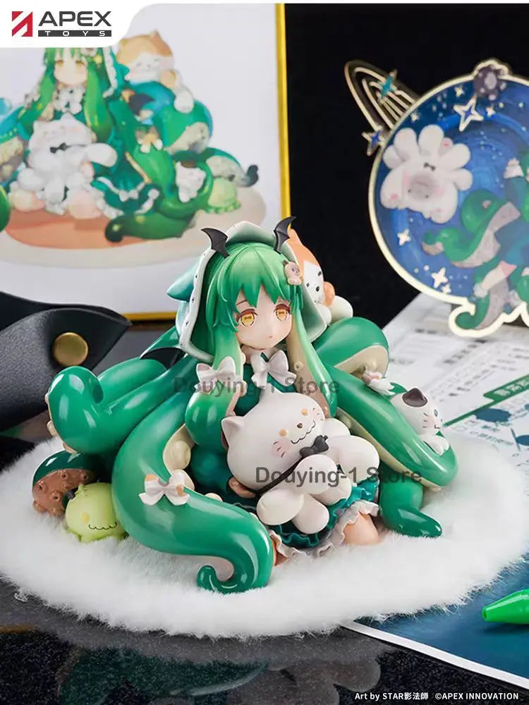 In Stock APEX Cthulhu MEOWThulhu Pajamas Party original painting Action Figures Model Toy Collectible Model Brand and new