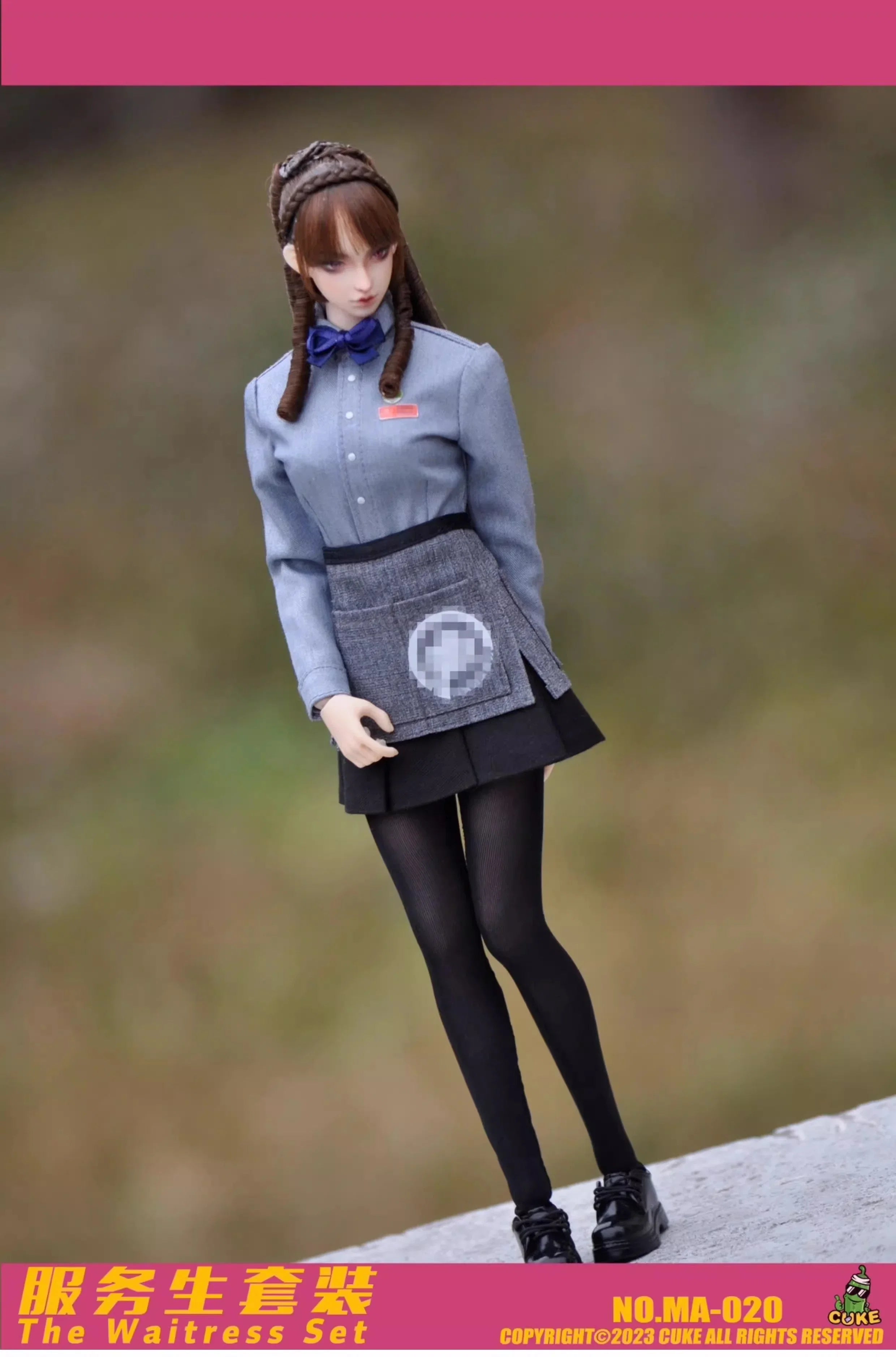1/6 CUKE TOYS MA-020 The Waitress Dress Suit Model Fit 12'' Female Girl Action Figure