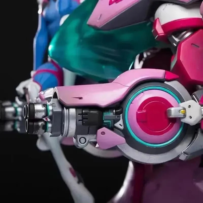 Overwatch Figures Dva Statue Action Figures 26cm Pvc Anime Dva Figurines Collectible Model Toys Ornaments Desktop Gifts Doll Toy