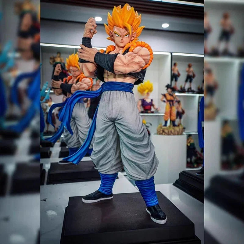 Jt Toy 50cm Dragon Ball Vegetto Anime Figure Gogeta Statue Super Saiyan Action Figures PVC Collection Model Decor Toys Gifts