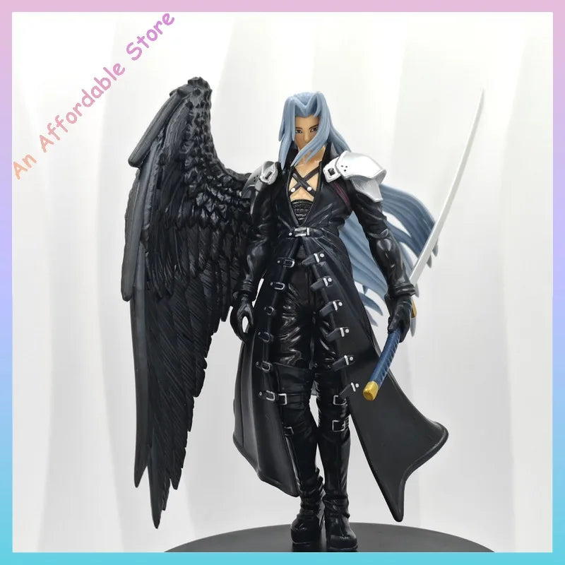 Final Fantasy 7 Sephiroth Cloud Strife Action Figure Model Desktop Peripheral Ornaments Children Toys Birthday Gift