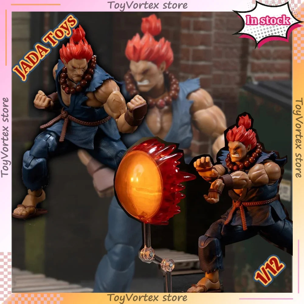 【24 hour shipping】JADA Toys Street Fighter 2 Akuma Gouki Action Figure Street Fighter Model Toy Collection Model Doll Toy Gifts