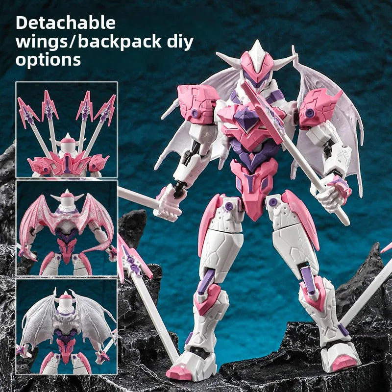 Blade Building Block Human Figure Doll Model Assembly Machine Armor Movable Joint Human Simulation Doll Children's Toy Gift